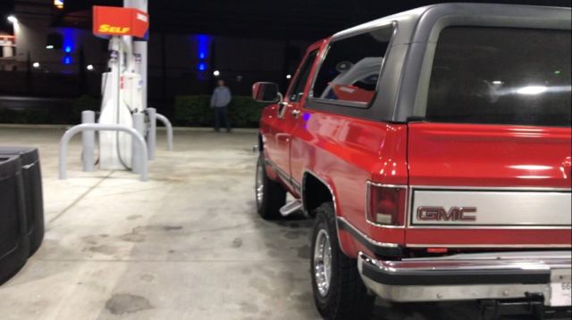 1989 PPG RED GMC Jimmy Removable Top