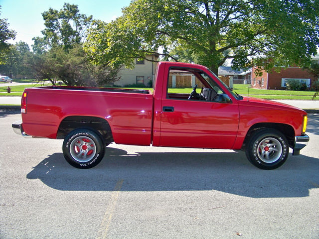 1989 Candy Red GMC Sierra 1500 Standard Cab Pickup
