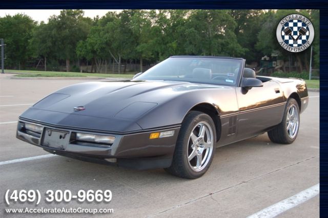 1989 Gray Chevrolet Corvette Convertible