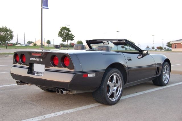 1989 Gray Chevrolet Corvette Convertible