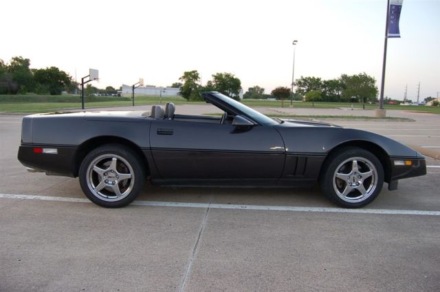 1989 Gray Chevrolet Corvette Convertible