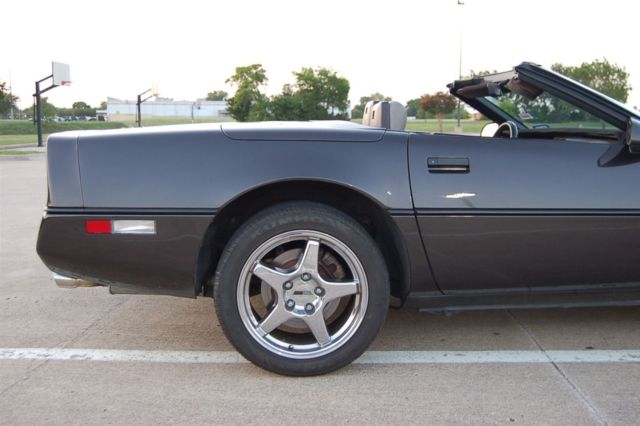 1989 Gray Chevrolet Corvette Convertible