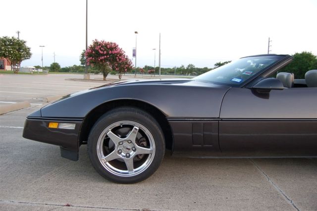 1989 Gray Chevrolet Corvette Convertible