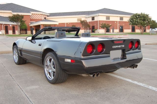 1989 Gray Chevrolet Corvette Convertible