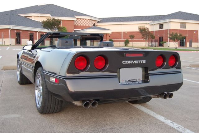 1989 Gray Chevrolet Corvette Convertible