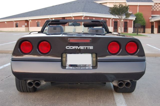 1989 Gray Chevrolet Corvette Convertible