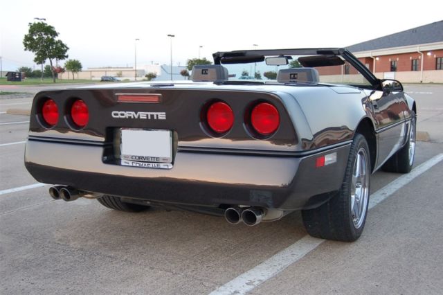 1989 Gray Chevrolet Corvette Convertible