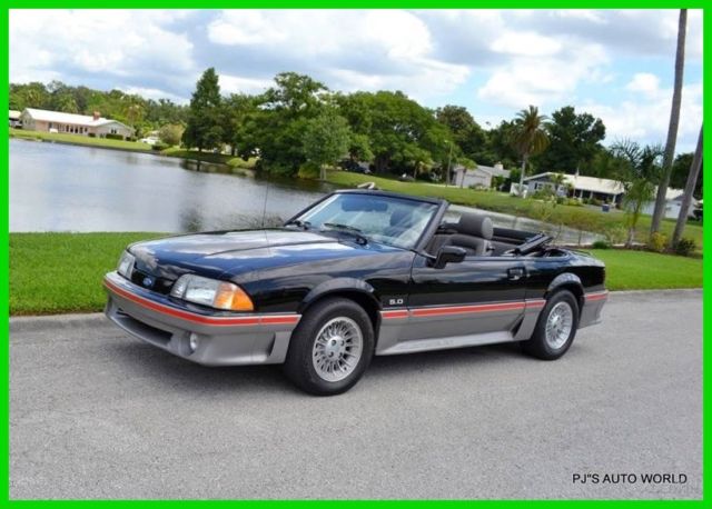 1989 Black Ford Mustang