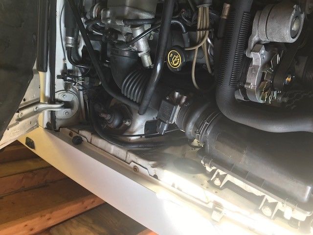 1989 White Ford Mustang Convertible