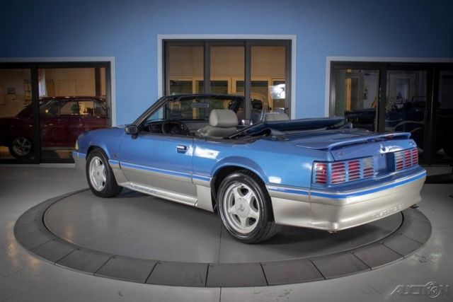 1989 Blue Ford Mustang