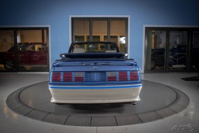 1989 Blue Ford Mustang