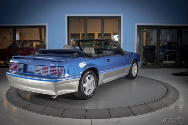 1989 Blue Ford Mustang