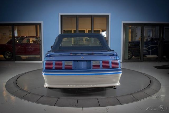 1989 Blue Ford Mustang