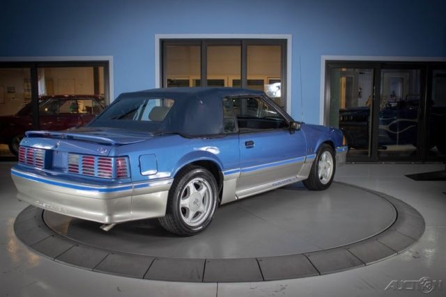 1989 Blue Ford Mustang