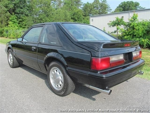 1989 Black Ford Mustang Hatchback