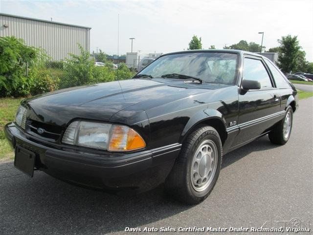 1989 Black Ford Mustang Hatchback