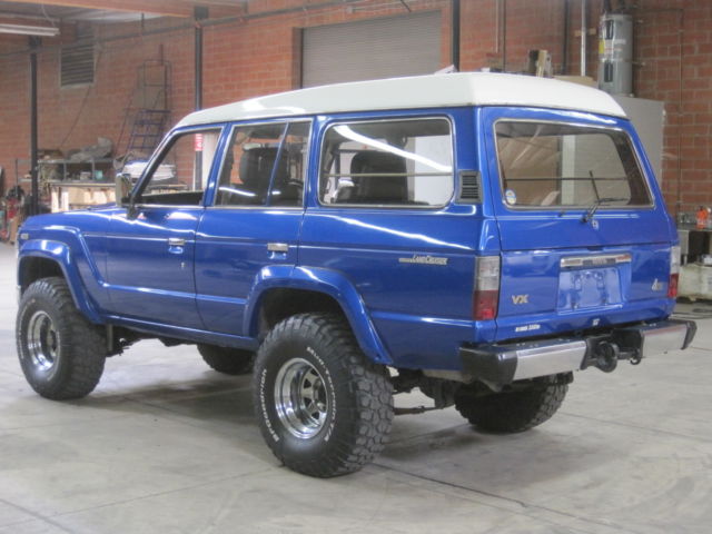1980 Blue Metalic Toyota Land Cruiser SUV