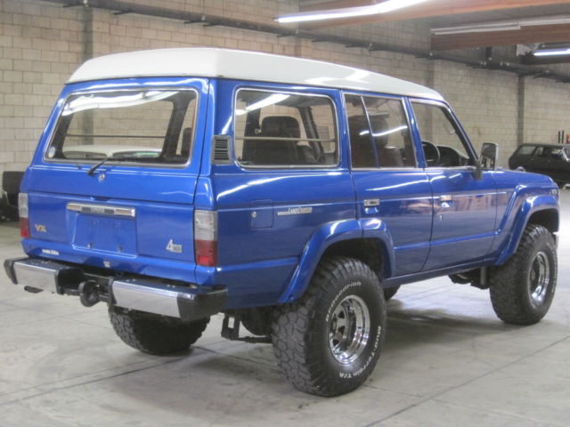 1980 Blue Metalic Toyota Land Cruiser SUV