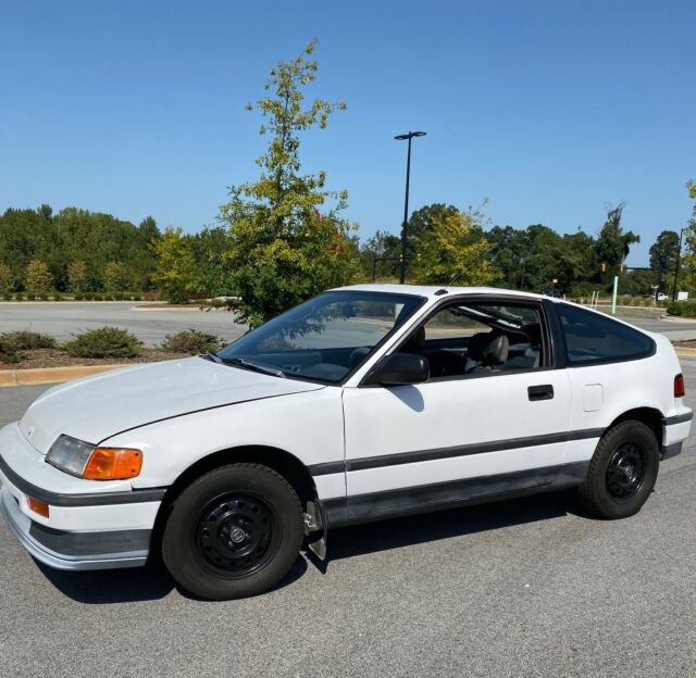 1989 White Honda CRX