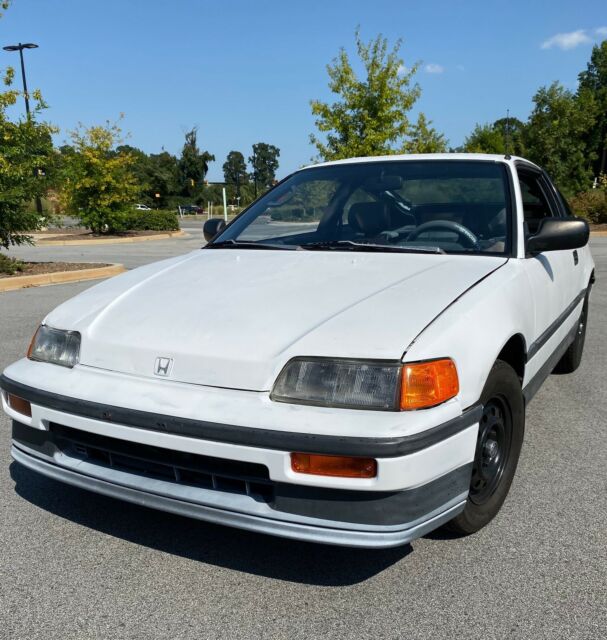 1989 White Honda CRX