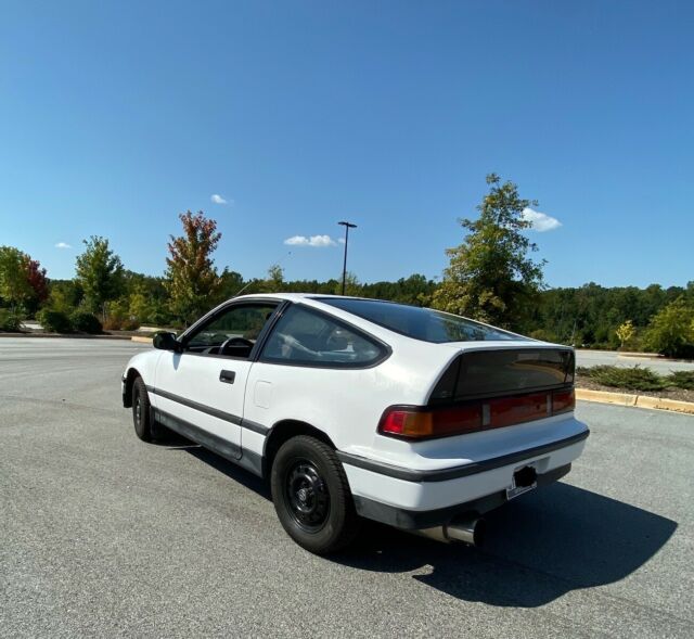 1989 White Honda CRX