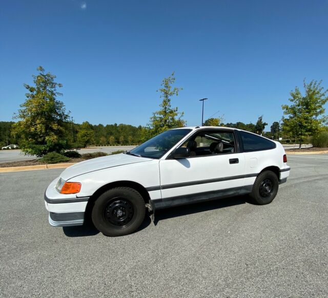 1989 White Honda CRX