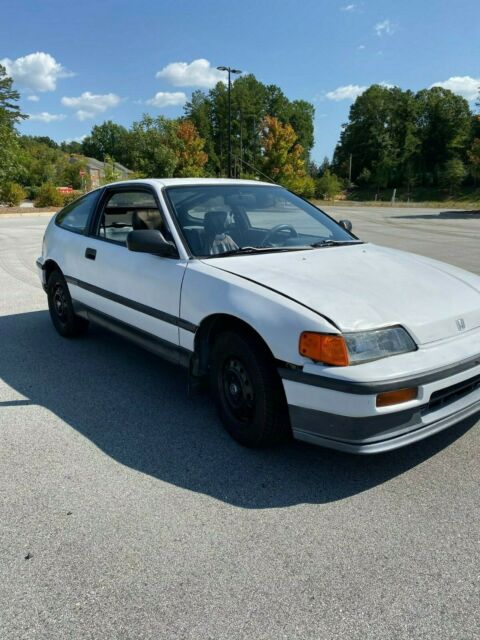 1989 White Honda CRX