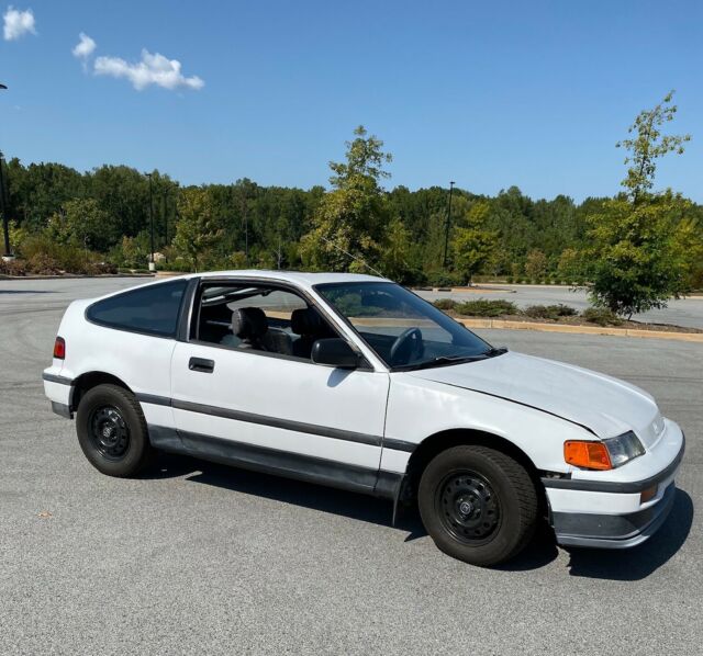 1989 White Honda CRX