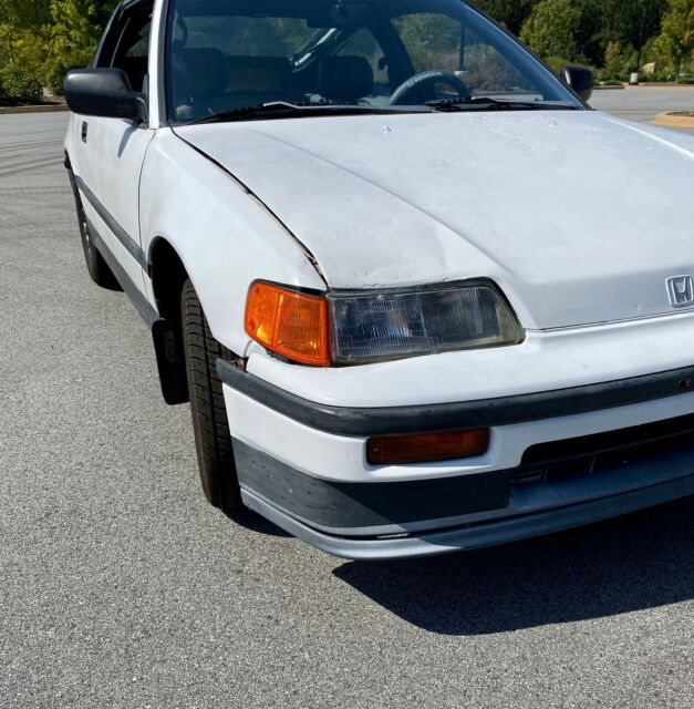 1989 White Honda CRX