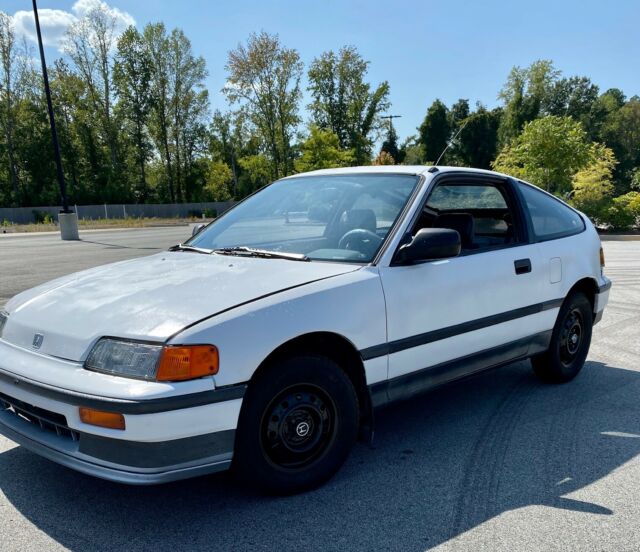 1989 White Honda CRX