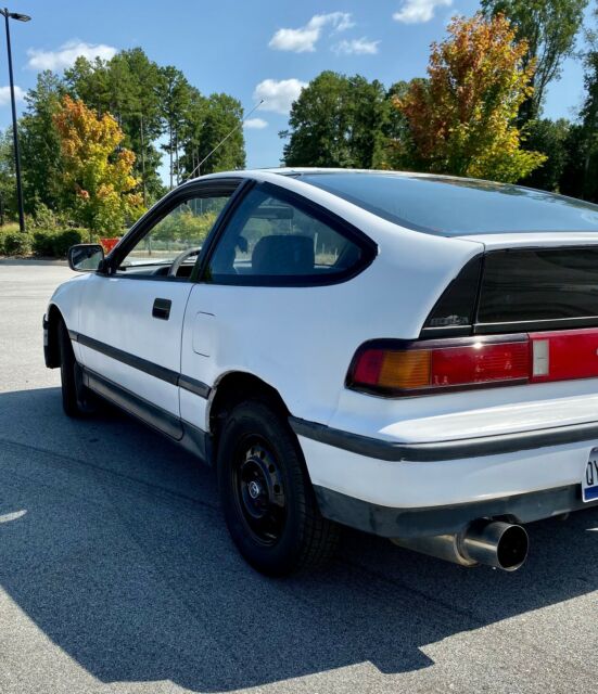 1989 White Honda CRX