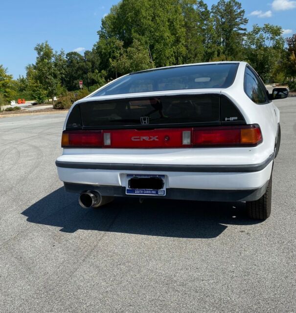 1989 White Honda CRX