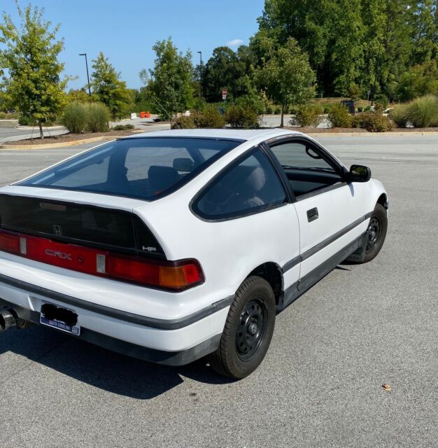 1989 White Honda CRX