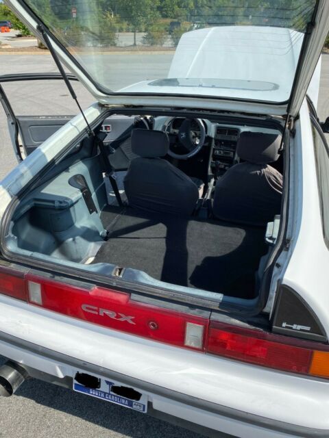 1989 White Honda CRX