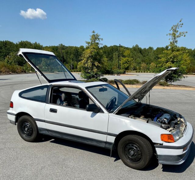 1989 White Honda CRX
