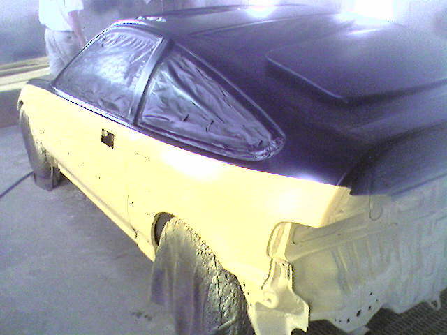 1989 Yellow Honda CRX Hatchback