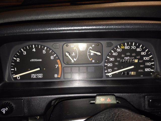 1989 Yellow Honda CRX Hatchback