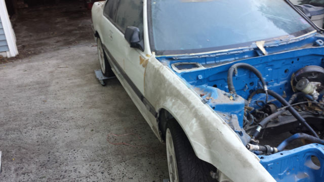 1989 White Honda Prelude Coupe