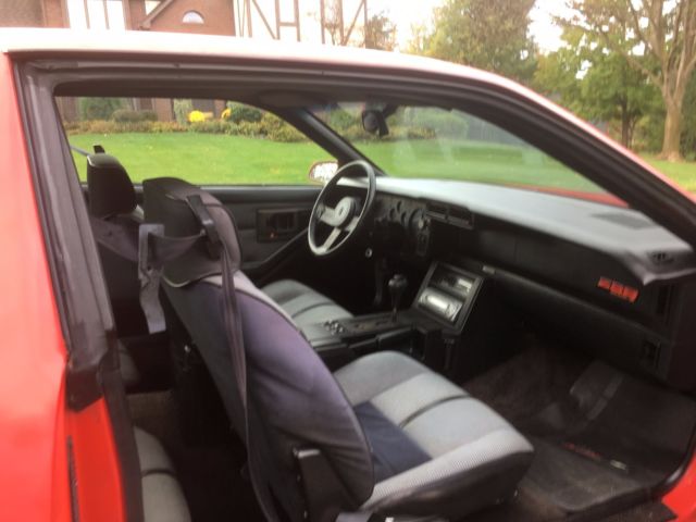 1989 Red Chevrolet Camaro