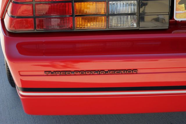1989 Red Chevrolet Camaro Coupe