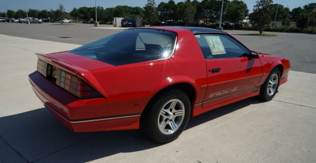 1989 Red Chevrolet Camaro Coupe