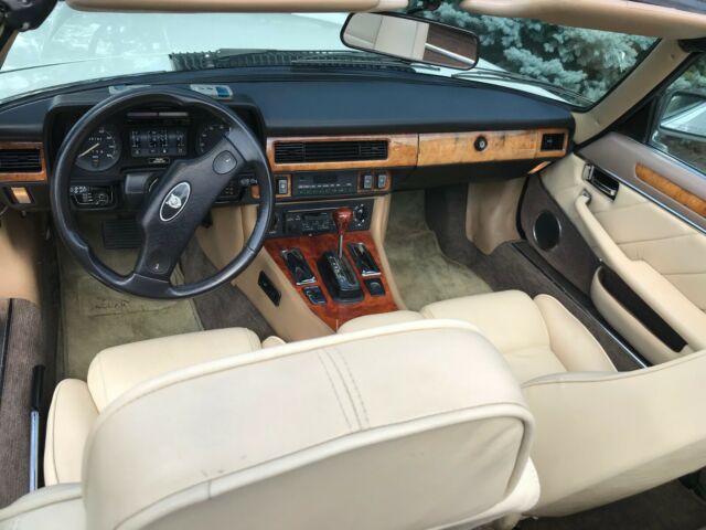 1989 Tan/White Jaguar XJS Convertible