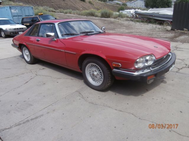 1989 Red Jaguar XJS Coupe