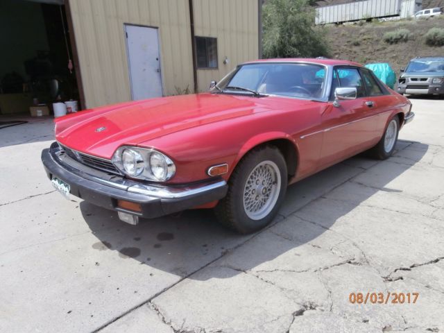 1989 Red Jaguar XJS Coupe