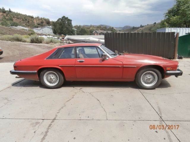 1989 Red Jaguar XJS Coupe