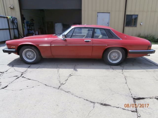 1989 Red Jaguar XJS Coupe