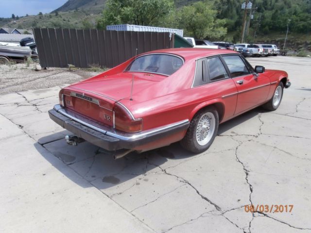 1989 Red Jaguar XJS Coupe