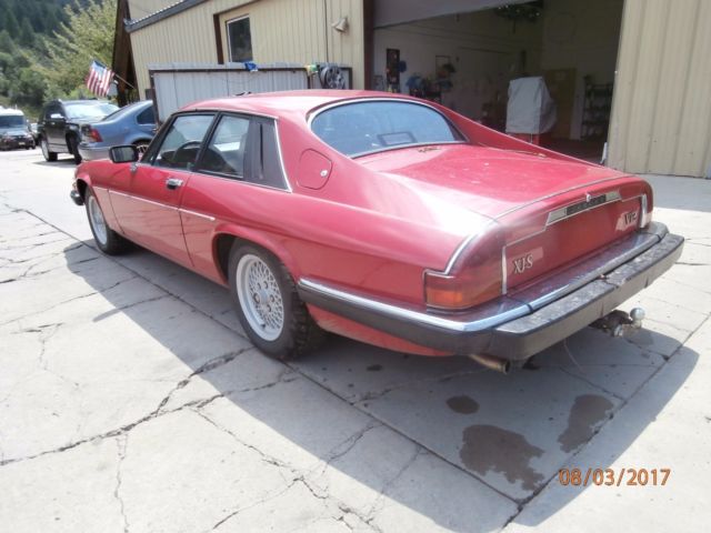 1989 Red Jaguar XJS Coupe
