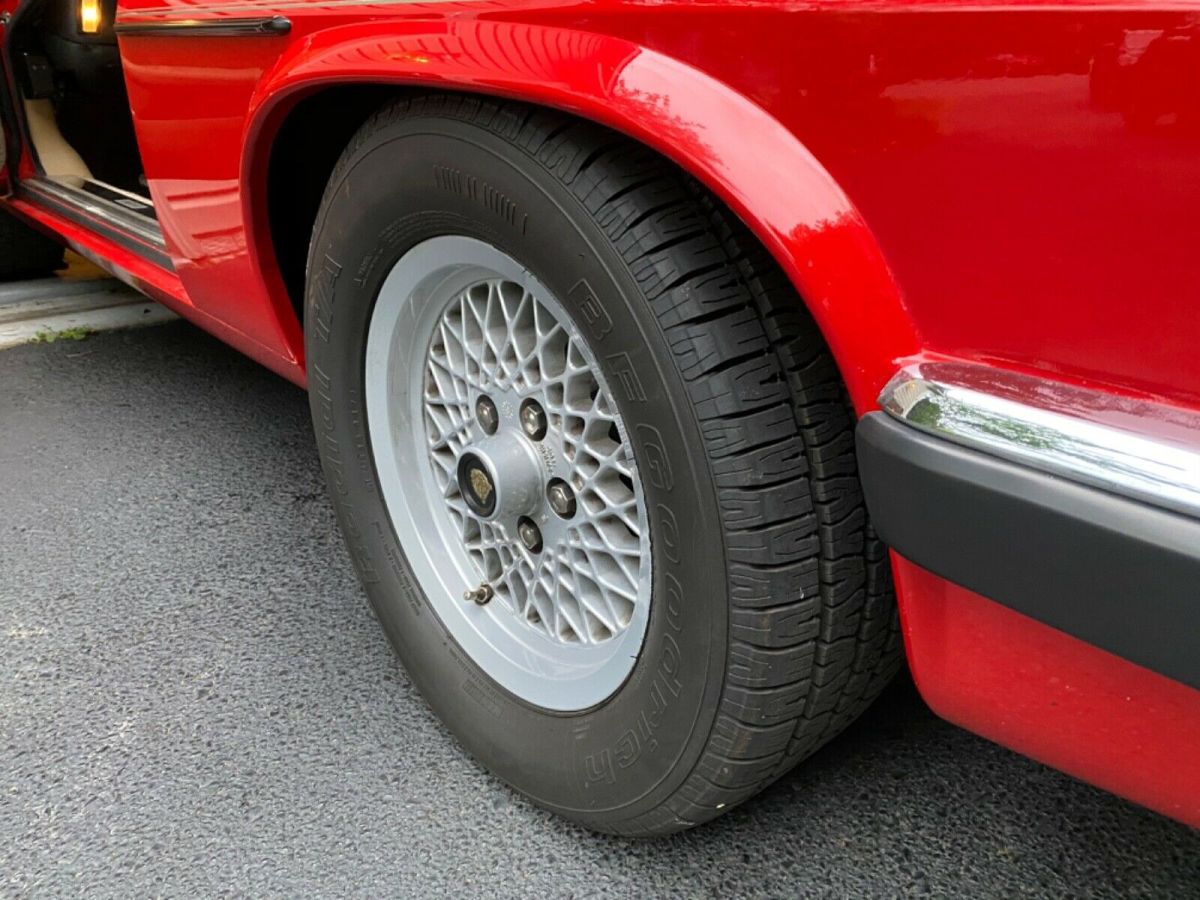 1989 Red Jaguar XJS Convertible