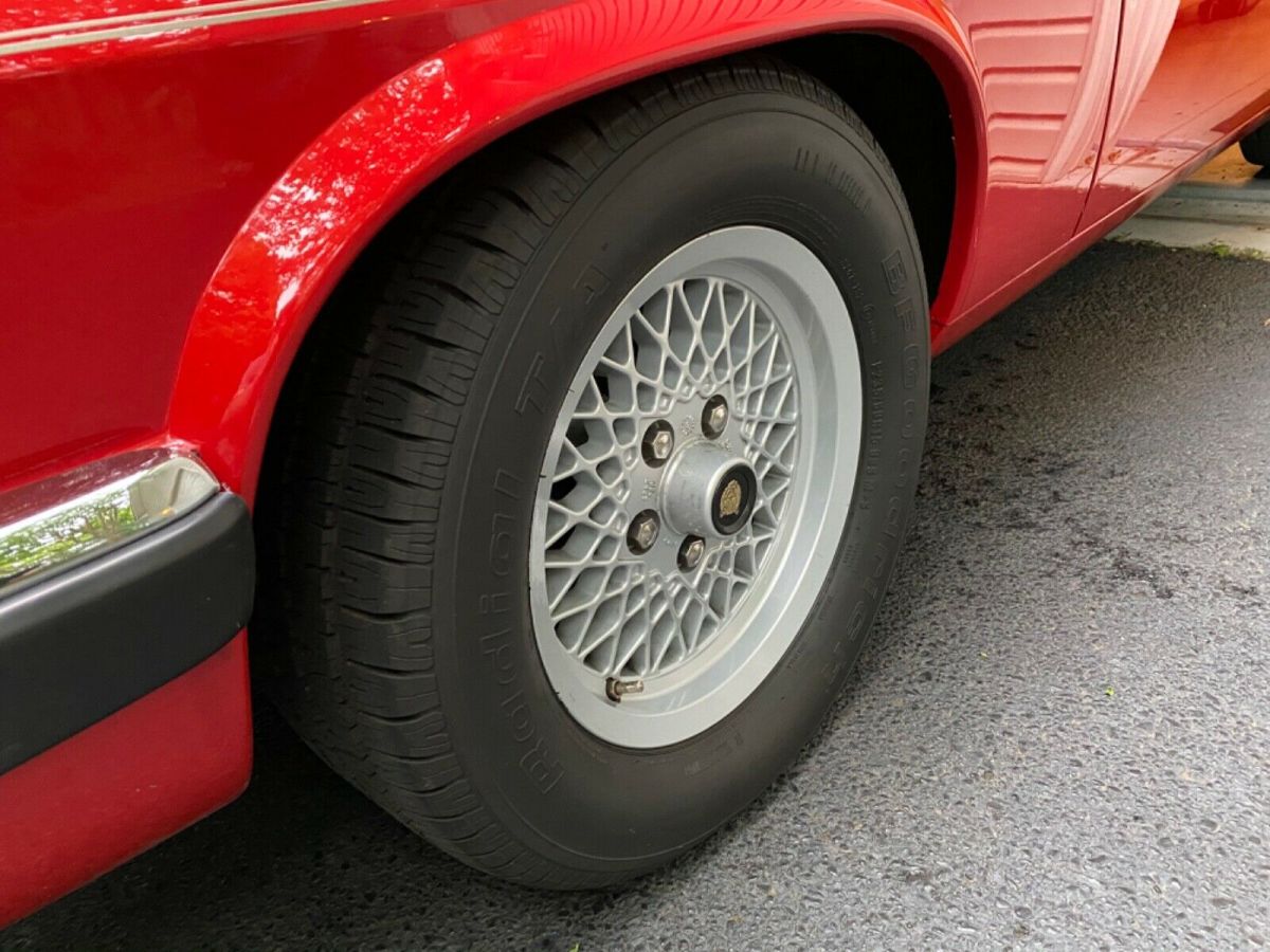 1989 Red Jaguar XJS Convertible